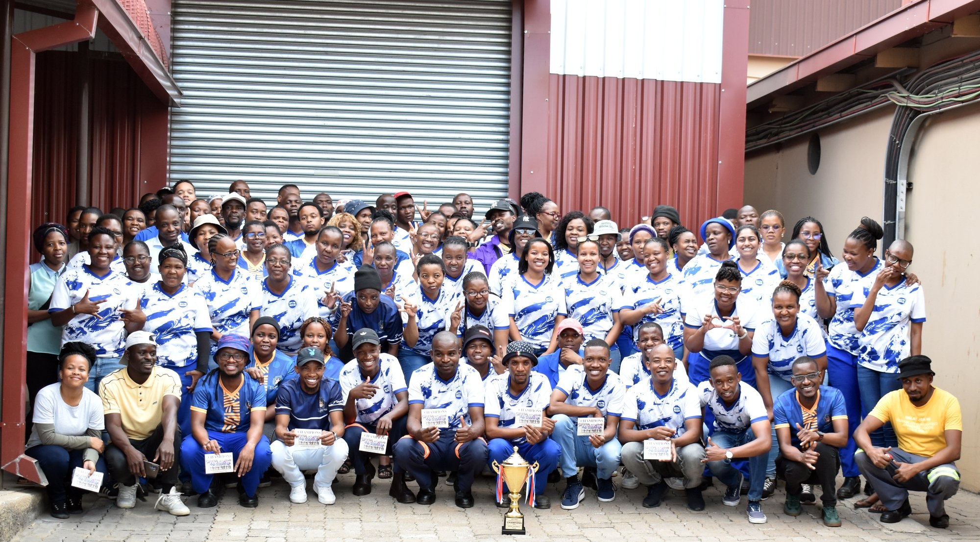 The PPCB team at the Gaborone facility