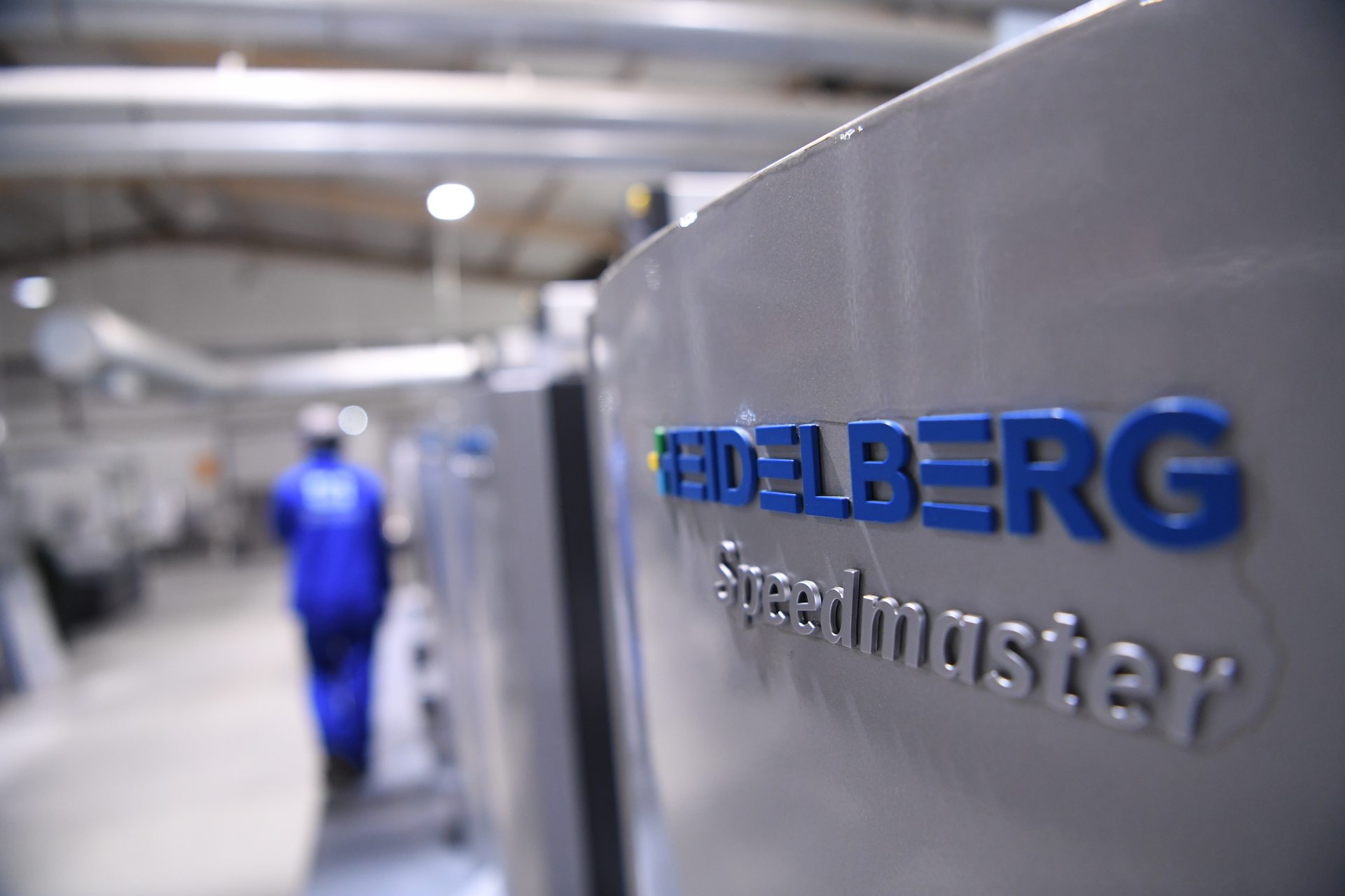 Heidelberg Speedmaster press in the pressroom
