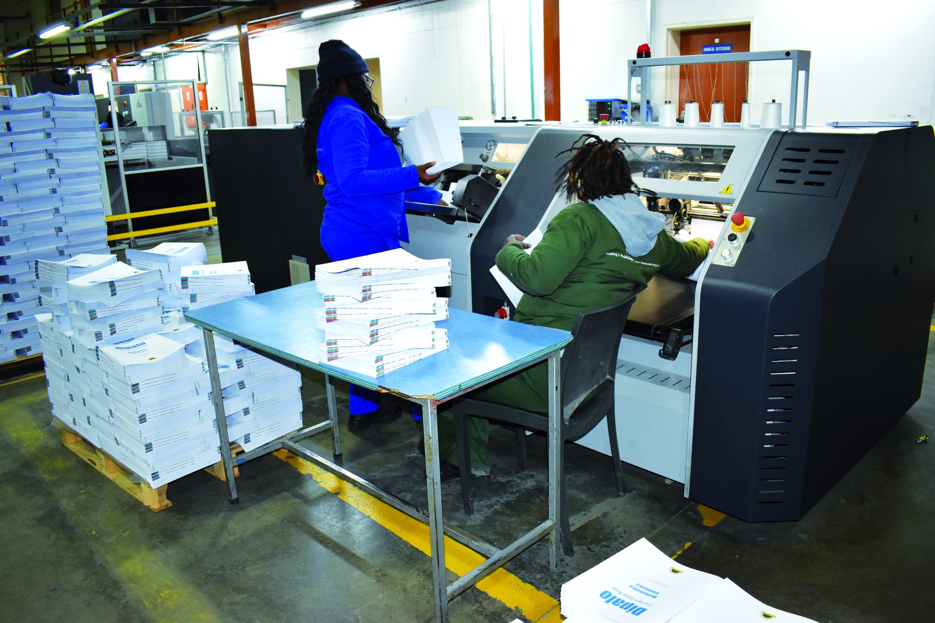 Press equipment in the PPCB pressroom